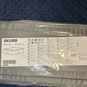 IKEA SKUBB Storage Box in Light Gray